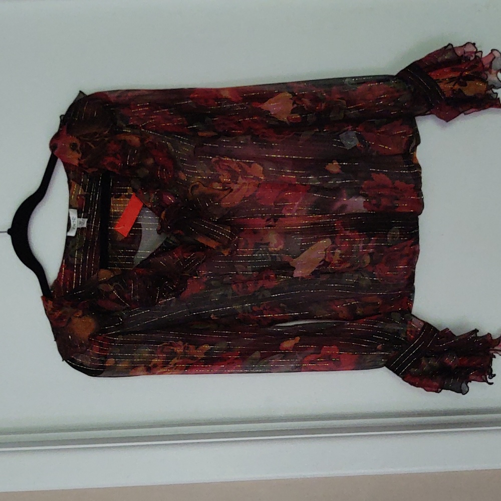Cache sheer top X2 sheer